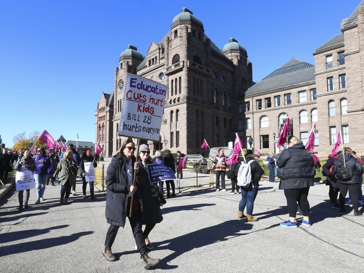 Teachers strike ontario