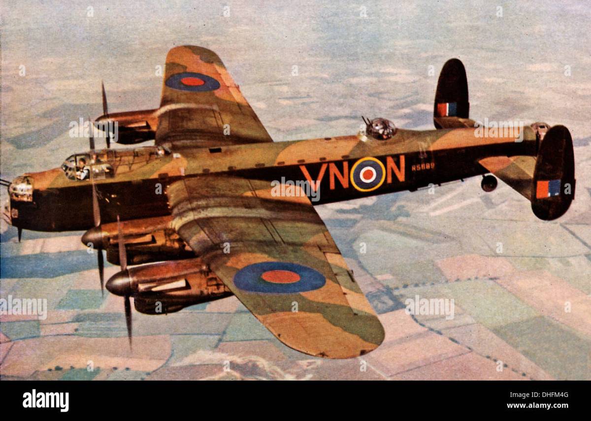 Lancaster avro 3d model cgtrader